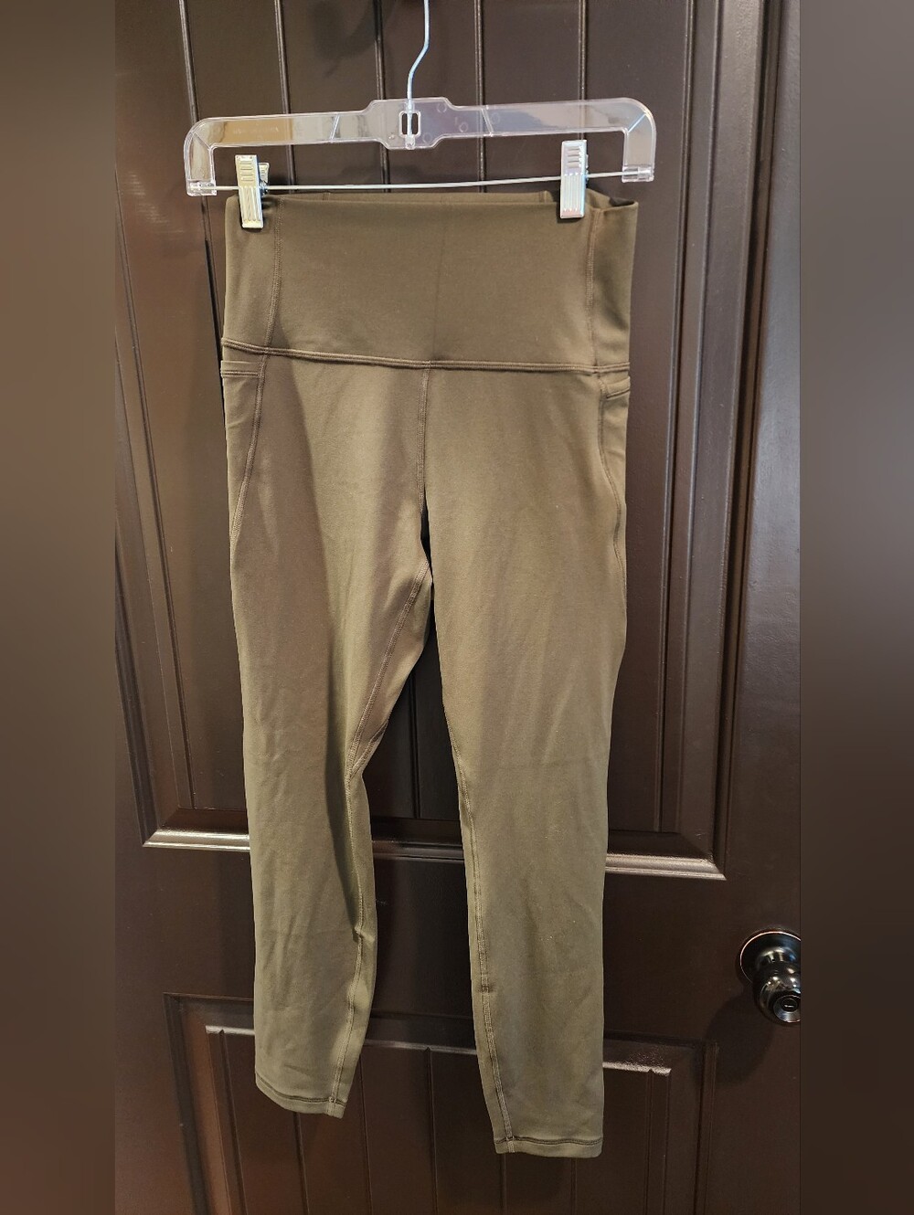NWT CrzYoga Yoga Pants, Army Green, Size M (8-10)